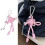 Symbolic Weave Thread Keychain Authentic Chinese Knot-Red 4