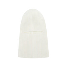 Zachte acryl bivakmuts gezichtsmasker hoed voor heren dames-Wit