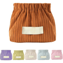 (6PCS, -) Organizador Elástico de Tira de Cabelo Corduroy, Bolsa Portátil para Bolsa