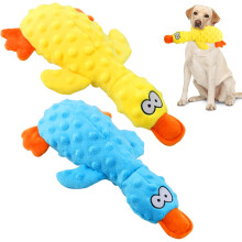 (A-Yellow+Blue, Small) Giocattolo anatra calmante 2026, peluche durevole con suono qua qua