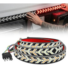 (Straight out, 78 inch) Luz trasera camioneta 60 pulgadas 2026, LED barra señal y reversa