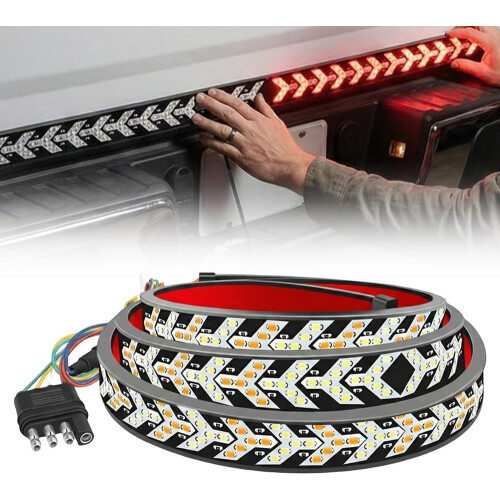(Straight out, 78 inch) Luz de Lanterna de Caminhão Atualizada 2026, LED de 60 polegadas