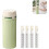 (Green, -) Σετ μπουκαλιών ταξιδιού 4 σε 1, 30ml αδιάβροχα δοχεία - Ταξιδιωτική συσκευασία 1