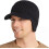 (Black, 7 1/8-7 3/4) Cappello invernale caldo con paraorecchie e tesa, per uomo 1