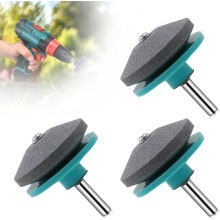 (Cyan 3PCS, -) Affilatrice lame tosaerba 2025, universale per trapano