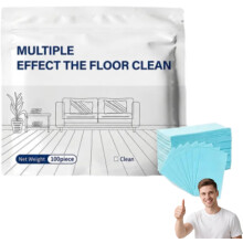 (100pcs, -) 100 Piece Multi-Surface Floor Cleaning Tablets, Concentrated Cleaner for Hardwood