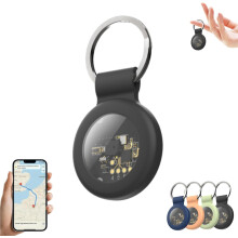 (For iPhone- Black, -) Tracker GPS mini impermeabile, magnetico discreto per veicoli