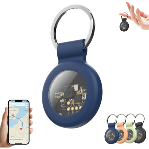 (For iPhone-Blue, -) Tracker GPS mini impermeabile, magnetico discreto per veicoli