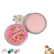 (Honey Peach-100g, -) Silikon Make-up Pinsel Reinigungspad mit festem Seife, Tiefenreinigung für Schwämme