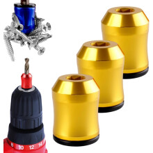 (Yellow/3pcs, -) 3-in-1 vahva magneettinen ruuvirengas, kuusiokolo ruuvimeisselille ja poralle