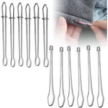 (A+B /6PCS, -) DIY narun pujotin klipsi sarja, helppo narunpujottaja verkkareihin ja huppareihin