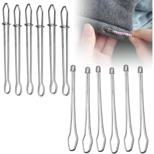 (A+B /6PCS, -) Set enfileur cordon DIY, pour sweat capuche