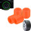 (Orange-4pcs, -) Set cappucci valvole auto luminescenti, accessorio guida notturna 1