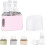 (Pink, 3 in 1) Μίνι διανομέας σαμπουάν, ταξιδιωτικά μπουκάλια - Σετ περιποίησης 1