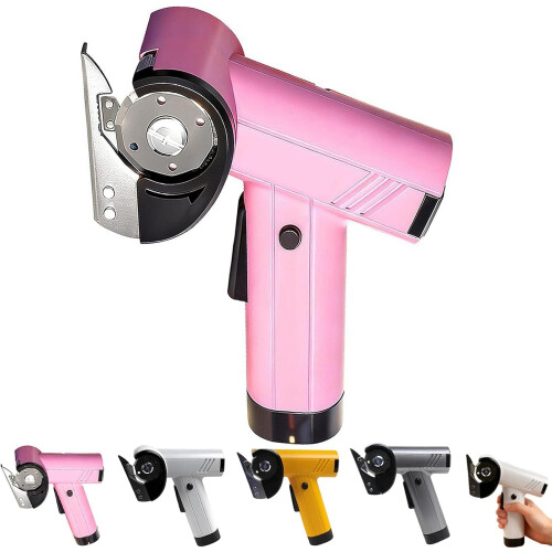 (Pink, -) Ηλεκτρικός περιστροφικός κόφτης υφασμάτων, επαναφορτιζόμενος - Κόφτης υλών