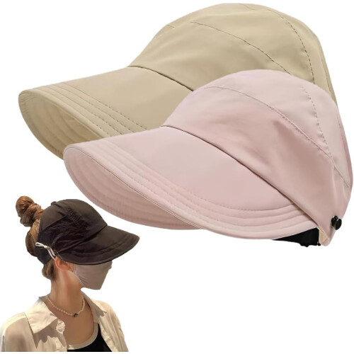 (Pink+khaki, -) Ανδρικό καπέλο βάσης με προστασία UV, ρυθμιζόμενο - Καπέλο ψαρέματος