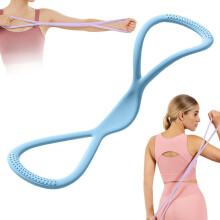(Blue 25LB, -) 2025 8-muotoinen vastuskuminauha, kannettava joogaveto aloittelijoille