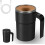 (B-Black-Rechargeable, -) Caneca Mexedora Automática, Recarregável com Tampa 1