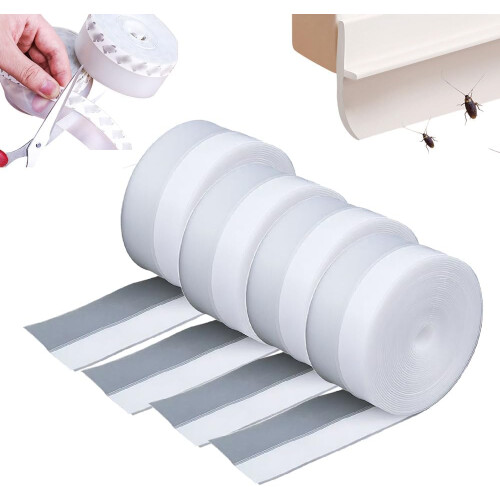(Transparent/4pcs, wideth 1.37 inch) Αυτοκόλλητη στεγανωτική ταινία πόρτας (ίδιο με 248) - Αδιάβροχη