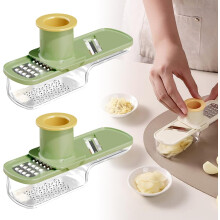 (Green/2PCS, -) Τρίφτης σκόρδου 2025 (ίδιο με 59) - Τεμαχιστής με δοχείο