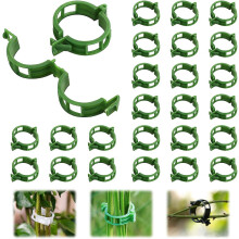 (Green, -) 100 Clipes de Suporte para Plantas Reutilizáveis, Jardim e Trepadeiras