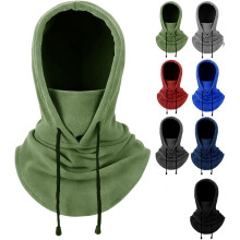 (B-army Green, One Size) Passamontagna Sherpa, cappello termico e sciarpa invernale