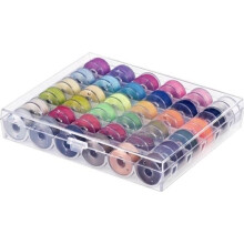Bobines et fils à coudre - SODIAL - 36 pièces - Étui inclus - Mètre ruban flexible - Compatible avec les machines à coudre