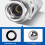 Pneumatic Quick Connector Air Coupling Tube Fitting-SP20 PP20 6