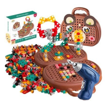 Mosaic Puzzle Toy - PIMPIMSKY - Magic Montessori Toolbox - 203 Pieces - For Children 3-12 Years