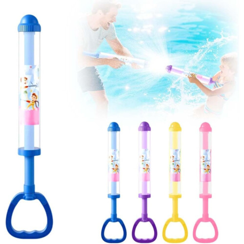 (Blue, -) 4PCS Firework Style Water Sprayer, Fun Pool & Beach Party Accessory