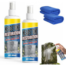(size_name, 2PCS) Hautakiven restaurointi ja puhdistussuihke, tehokas hautakivenpuhdistus marmorille ja graniitille