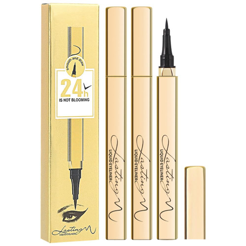 (B3, -) Υγρό eyeliner 24H, λεπτή μύτη - Μαύρο