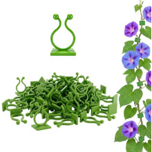 (C, -) 100 Clipes Adesivos para Plantas, Ganchos Invisíveis para Trepadeiras