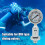 Portable Scuba Tank Pressure Gauge DIN 20