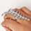 Centipede Offener Ring 304 Edelstahl Gothic Punk Schmuck 5