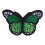 12 Mixed Colour Butterfly Patches 4