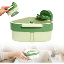 (Green, -) Saugnapf Eckspülen-Sieb, Druck-Automatikentleerung Ablaufkorb