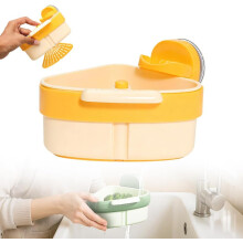 (Yellow, -) Saugnapf Eckspülen-Sieb, Druck-Automatikentleerung Ablaufkorb