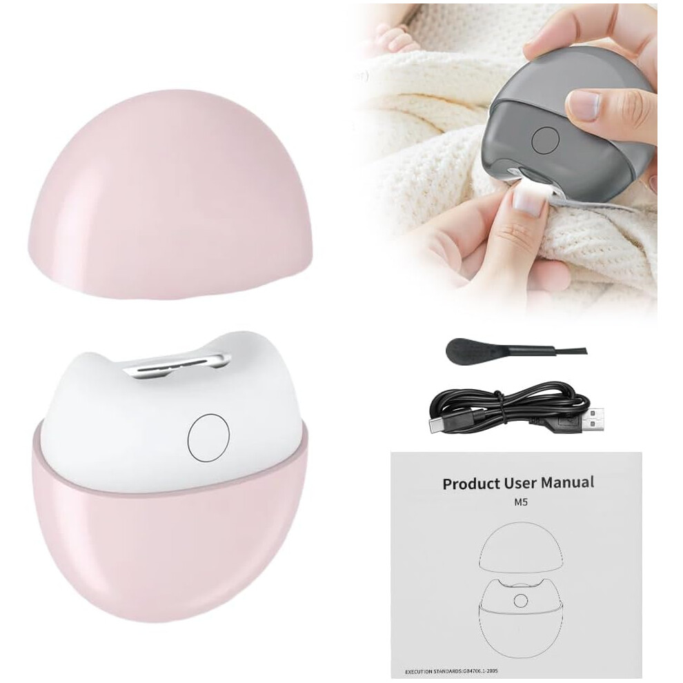 Oimg Pink/Light (, -) 2026 Automatic Electric Nail Clipper, Quiet Toenail Trimmer With