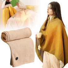 (Apricot, -) Manta Elétrica USB 60x31", Aquecimento Rápido 15s para Mulher