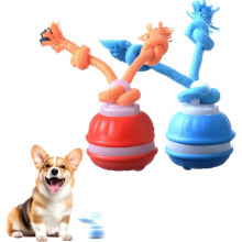 (Blue+Orange, -) Giocattolo cane interattivo tattile, palla rotolante ricaricabile
