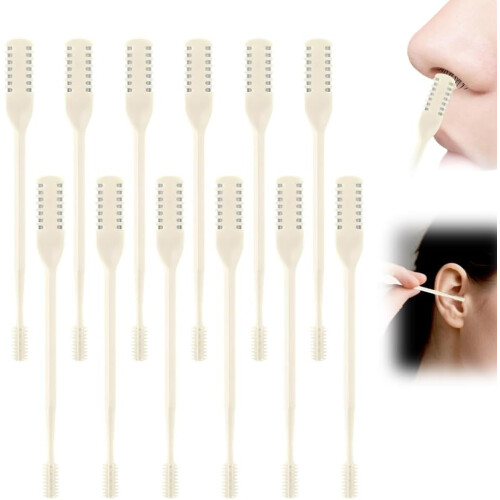 (Beige, 12 PCS) Κόφτης μύτης 2 σε 1 2025 (ίδιο) - Περιστροφικός