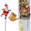 (White, -) Ηλιακό φως διαδρόμου με Santa, βίντατζ φανάρι - Χριστουγεννιάτικο 1