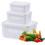 (M+L, -) Recipiente frutas 4 en 1 con escurridor, para nevera 1