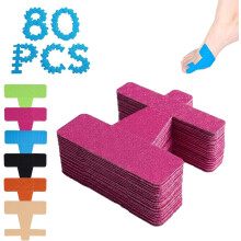 (Pink, 80PCS) 40 stuks voorgeknipte bunion corrector tape – kinesiologie voor grote teen pijnverlichting