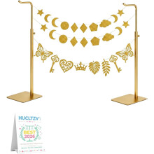 (2*g, -) Verstelbare tafel banner hanger standaard – display houder voor kransen en banners