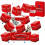 (Red, 50pcs) Κουτί δώρου έκρηξης 2026 (ίδιο με 388) - Κάτοχος χρημάτων 1