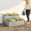 Outsunny Jardinera Gris 120 x 101 x 58 cm 3