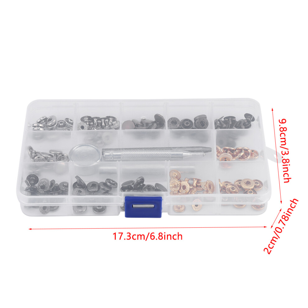 40 Sets Clothing Snaps With Setting Tool 7055741591013
