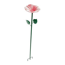 Piquet de jardin en forme de fleur en fer fabriqué à la-Rose